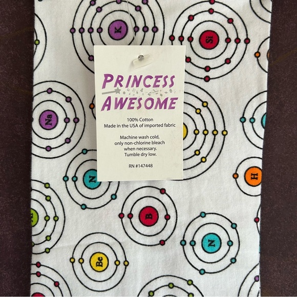 Princess Awesome Chemistry Element Infinity Scarf - nwt, new with tag. - Picture 5 of 6
